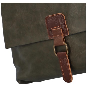 Dámsky mestský batoh tmavozelený - Paolo Bags Vivet