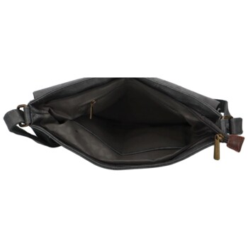 Dámská koženková crossbody šedá - Paolo Bags Ludmila