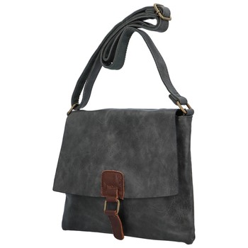 Dámska crossbody kabelka tmavosivá - Paolo Bags Jostein