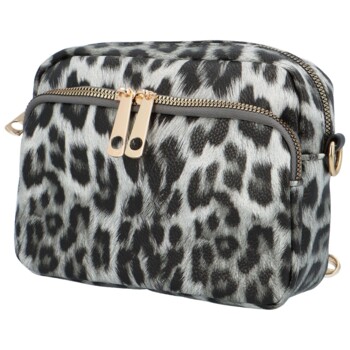 Dámska crossbody kabelka sivo/čierna - MaxFly Walleska