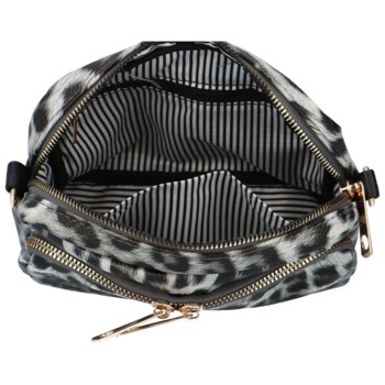 Dámska crossbody kabelka sivo/čierna - MaxFly Walleska