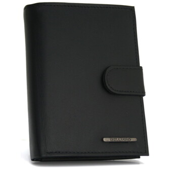 Pánska kožená peňaženka čierna - Bellugio Alec
