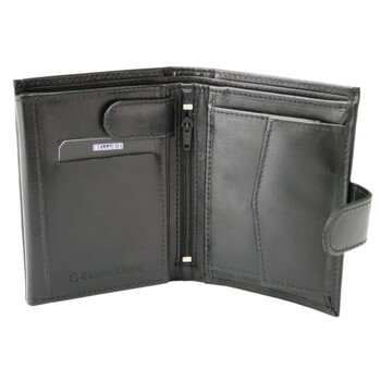 Pánska kožená peňaženka čierna - Bellugio Alec