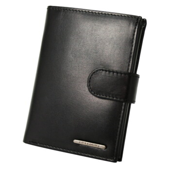 Pánska kožená peňaženka čierna - Bellugio Alec