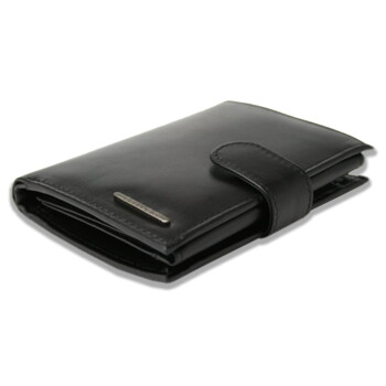 Pánska kožená peňaženka čierna - Bellugio Alec