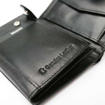 Pánska kožená peňaženka čierna - Bellugio Alec