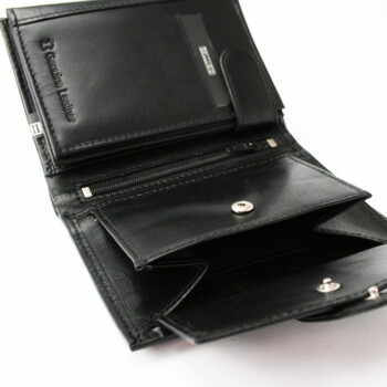 Pánska kožená peňaženka čierna - Bellugio Alec
