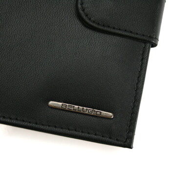 Pánska kožená peňaženka čierna - Bellugio Alec