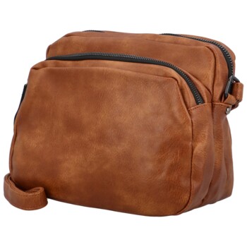 Dámska crossbody kabelka hnedá - Paolo bags Denerie