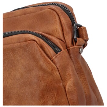 Dámska crossbody kabelka hnedá - Paolo bags Denerie