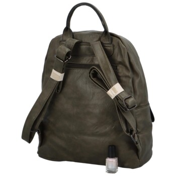 Dámsky batoh khaki - Paolo bags Tallis