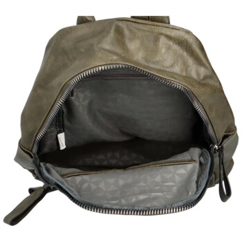 Dámsky batoh khaki - Paolo bags Tallis