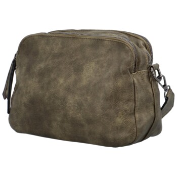 Dámska crossbody kabelka khaki - Paolo bags Erianes