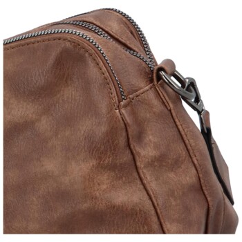 Dámska crossbody kabelka tmavo hnedá - Paolo bags Erianes