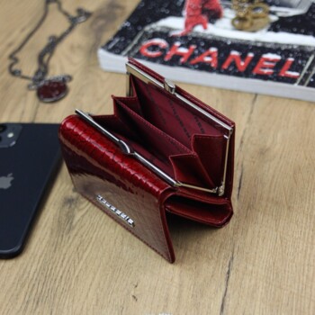 Dámska kožená peňaženka červená - Gregorio Ayva