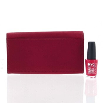 Pánska kožená peňaženka červená matná - Diviley Kevix