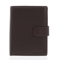 Pánska kožená peňaženka hnedá matná - Diviley Kevix