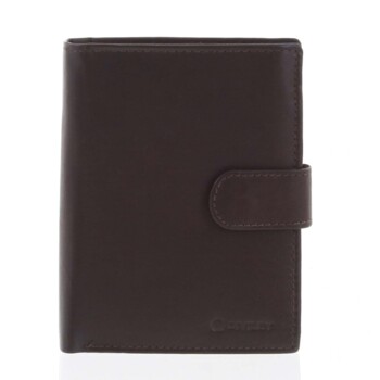 Pánska kožená peňaženka hnedá matná - Diviley Kevix