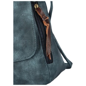 Dámska crossbody kabelka modrá - Paolo bags Valika