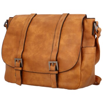 Dámska crossbody kabelka žltá - Paolo bags Santory