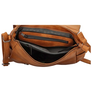 Dámska crossbody kabelka žltá - Paolo bags Santory