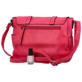 Dámska crossbody kabelka fuchsiová - Paolo bags Santory