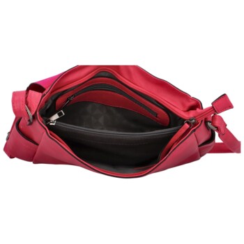 Dámska crossbody kabelka fuchsiová - Paolo bags Santory