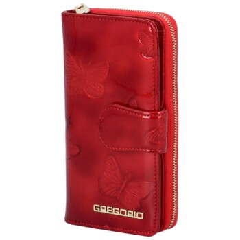 Dámska kožená peňaženka červená - Gregorio Cecellia