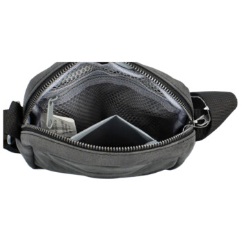 Pánska crossbody taška na doklady čierna - Enrico Benetti Merlon