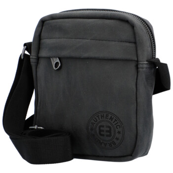 Pánska crossbody taška na doklady čierna - Enrico Benetti Merlon