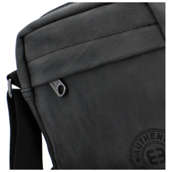 Pánska crossbody taška na doklady čierna - Enrico Benetti Merlon