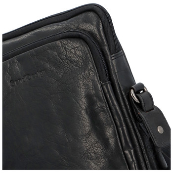 Pánska kožená taška čierna - SendiDesign McKolin