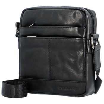 Pánska kožená taška čierna - SendiDesign Shaper B