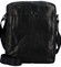Pánska kožená taška cez plece čierna - SendiDesign McGord