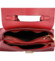 Dámska kožená kabelka do ruky tmavo červená - Delami Artemiss
