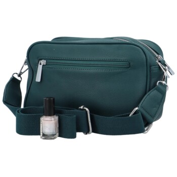 Dámska crossbody kabelka tmavo zelená - Paolo bags Tselmega