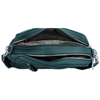 Dámska crossbody kabelka tmavo zelená - Paolo bags Tselmega