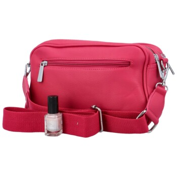 Dámska crossbody kabelka fuchsiová - Paolo bags Tselmega
