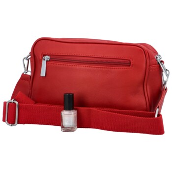 Dámska crossbody kabelka červená - Paolo bags Tselmega