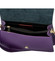 Luxusná kožená crossbody kabelka fialová - ItalY Wien