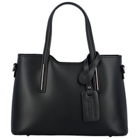 Menšia kožená kabelka čierna - ItalY Alex New