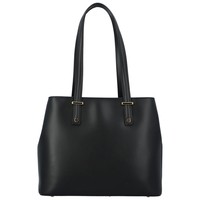 Exkluzívna dámska kožená kabelka čierna - ItalY Logistilla New