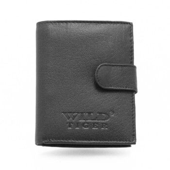 Pánska kožená peňaženka čierna - Wild Tiger Rares