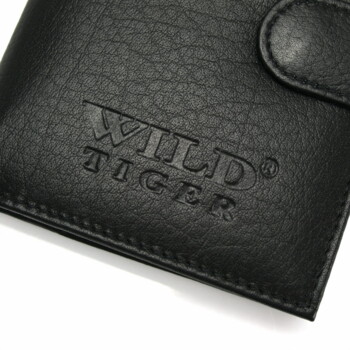 Pánska kožená peňaženka čierna - Wild Tiger Rares