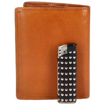 Pánska kožená peňaženka koňaková - Delami Adare