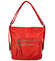 Dámska kabelka batoh červená - Romina Jaylyn