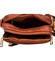 Prírodné koňaková pánska kožená taška na doklady - Tomas Svemir