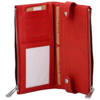 Dámska kožená peňaženka červená - Katana Mullina