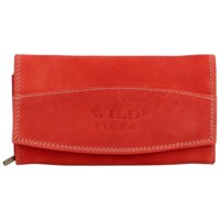 Dámska kožená peňaženka červená - Wild Tiger Liliane