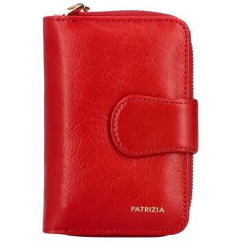 Dámska kožená peňaženka červená - Patrizia Valissia
